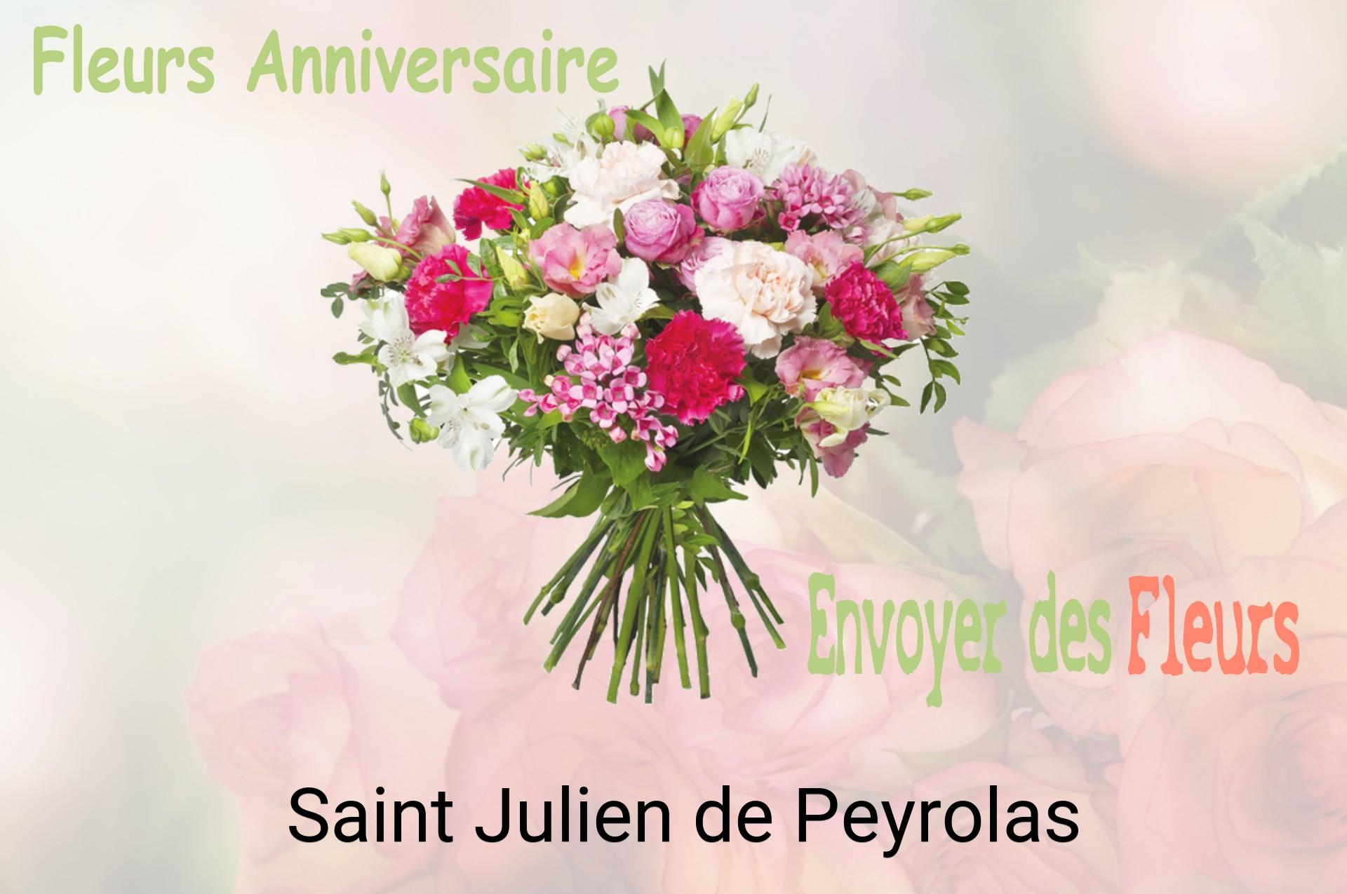 Bouquet de fleurs d’anniversaire livré à Saint-Julien-de-Peyrolas